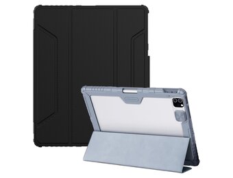 Nillkin - Armor Sleepcover Stand hoes - iPad Pro 12.9 inch (2021) - Zwart