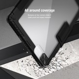 iPad Pro 12.9 inch 2021 Armor Stand Sleepcover hoes Zwart