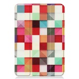 iPad Mini 6 2021 sleepcover hoes 3-vouw Blokken