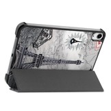 iPad Mini 6 2021 sleepcover hoes 3-vouw Eiffeltoren