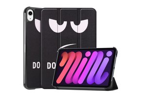3-Vouw sleepcover hoes - iPad Mini 6 (2021) - Don't Touch
