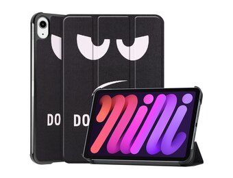 3-Vouw sleepcover hoes - iPad Mini 6 (2021) - Don't Touch