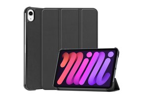 3-Vouw sleepcover hoes - iPad Mini 6 (2021) - Zwart