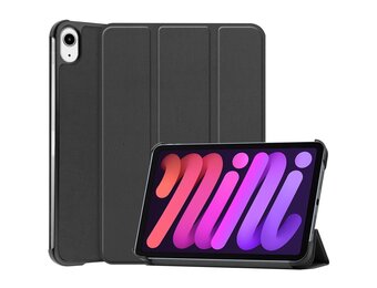 3-Vouw sleepcover hoes - iPad Mini 6 (2021) - Zwart