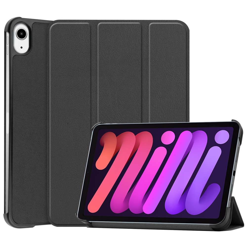 iPad Mini 6 2021 sleepcover hoes 3-vouw Zwart