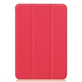 iPad Mini 6 2021 sleepcover hoes 3-vouw Rood