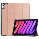 iPad Mini 6 2021 sleepcover hoes 3-vouw Rose Goud