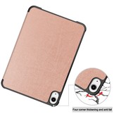 iPad Mini 6 2021 sleepcover hoes 3-vouw Rose Goud