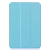 iPad Mini 6 2021 sleepcover hoes 3-vouw Lichtblauw