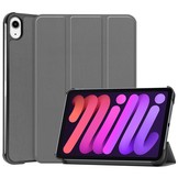 iPad Mini 6 2021 sleepcover hoes 3-vouw Grijs