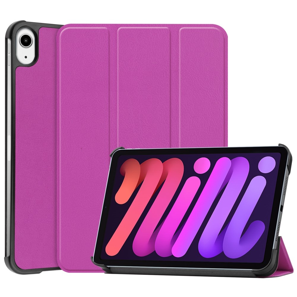 iPad Mini 6 2021 sleepcover hoes 3-vouw Paars
