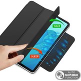 iPad Pro 12.9 inch 2021 Magnetische 3-vouw sleepcover hoes Zwart