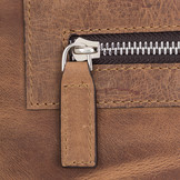 Leren Laptoptas heren voor 13 inch en 15 inch laptops - Cognac