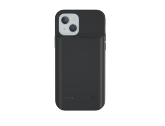 Lunso - Battery Power Case hoes - iPhone 13 - 6800 mAh - Zwart