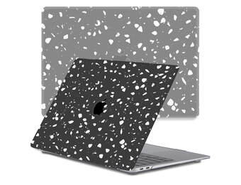 Lunso MacBook Pro 13 inch M1/M2 (2020-2022) cover hoes - case - Terrazzo Bergamo