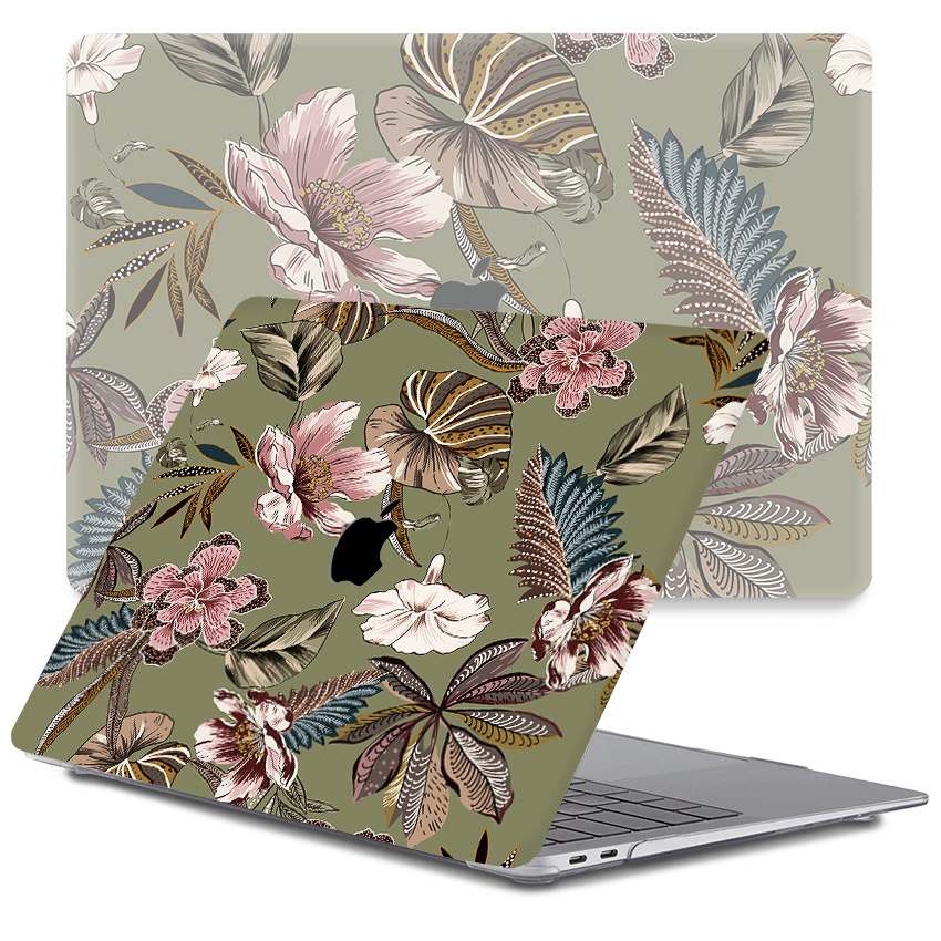 MacBook Pro 13 inch (2020-2022) cover beschermhoes Vintage Garden