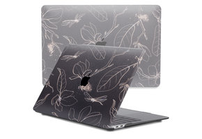 Lunso MacBook Pro 13 inch M1/M2 (2020-2022) cover hoes - case - Dragonfly Black