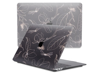 Lunso MacBook Pro 13 inch M1/M2 (2020-2022) cover hoes - case - Dragonfly Black