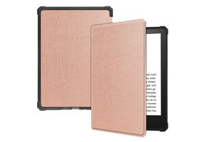 Lunso - sleepcover hoes - Kindle Paperwhite 2021 (6.8 inch) - Rose Gold