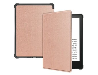 Lunso - sleepcover hoes - Kindle Paperwhite 2021 (6.8 inch) - Rose Gold