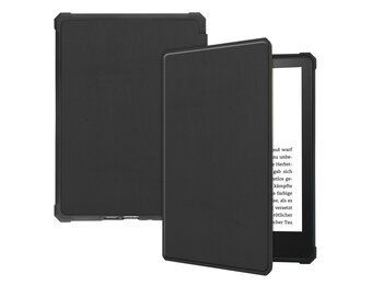 Lunso - sleepcover hoes - Kindle Paperwhite 2021 (6.8 inch) - Zwart