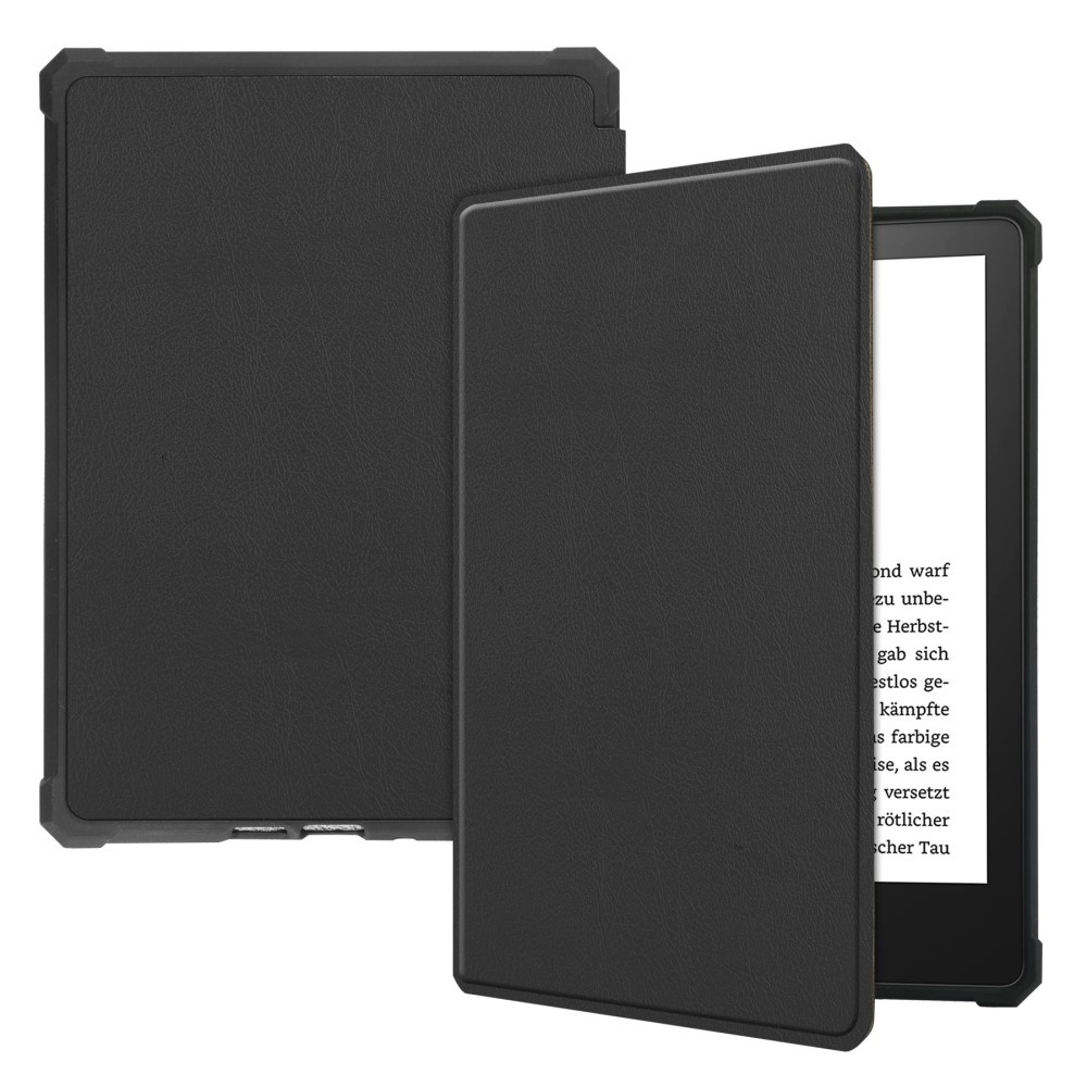Lunso - sleepcover hoes - Kindle Paperwhite 2021 (6.8 inch) - Zwart
