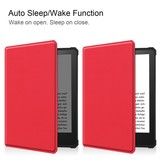 Kindle Paperwhite 2021 (6.8 inch) Sleepcover hoes Rood