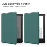 Kindle Paperwhite 2021 (6.8 inch) Sleepcover hoes Groen