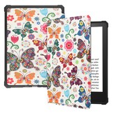 Kindle Paperwhite 2021 (6.8 inch) Sleepcover hoes Vlinders