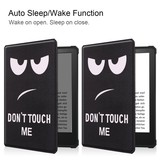 Kindle Paperwhite 2021 (6.8 inch) Sleepcover hoes Don't Touch