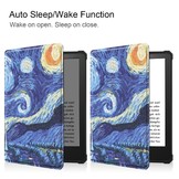 Kindle Paperwhite 2021 (6.8 inch) Sleepcover hoes Van Gogh De Sterrennacht