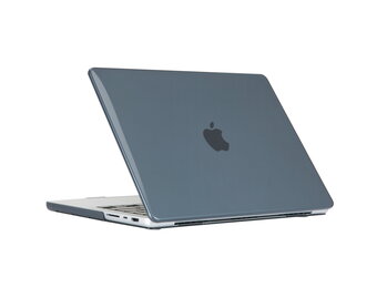 Lunso MacBook Pro 14 inch (2021-2023) cover hoes - case - Glanzend Zwart