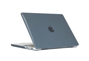 Lunso MacBook Pro 16 inch M1/M2 (2021-2023) cover hoes - case - Glanzend Zwart