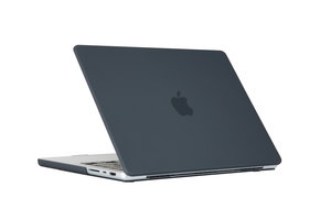 Lunso MacBook Pro 14 inch (2021-2024) cover hoes - case - Mat Zwart