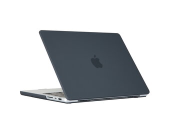 Lunso MacBook Pro 14 inch (2021-2024) cover hoes - case - Mat Zwart