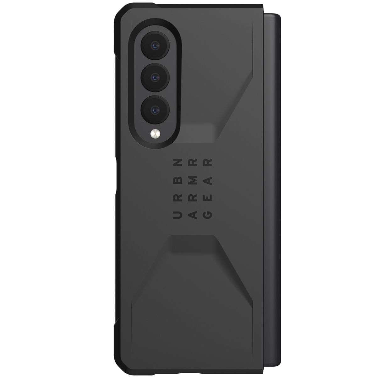 Samsung Galaxy Z Fold3 Civilian backcover hoes Zwart