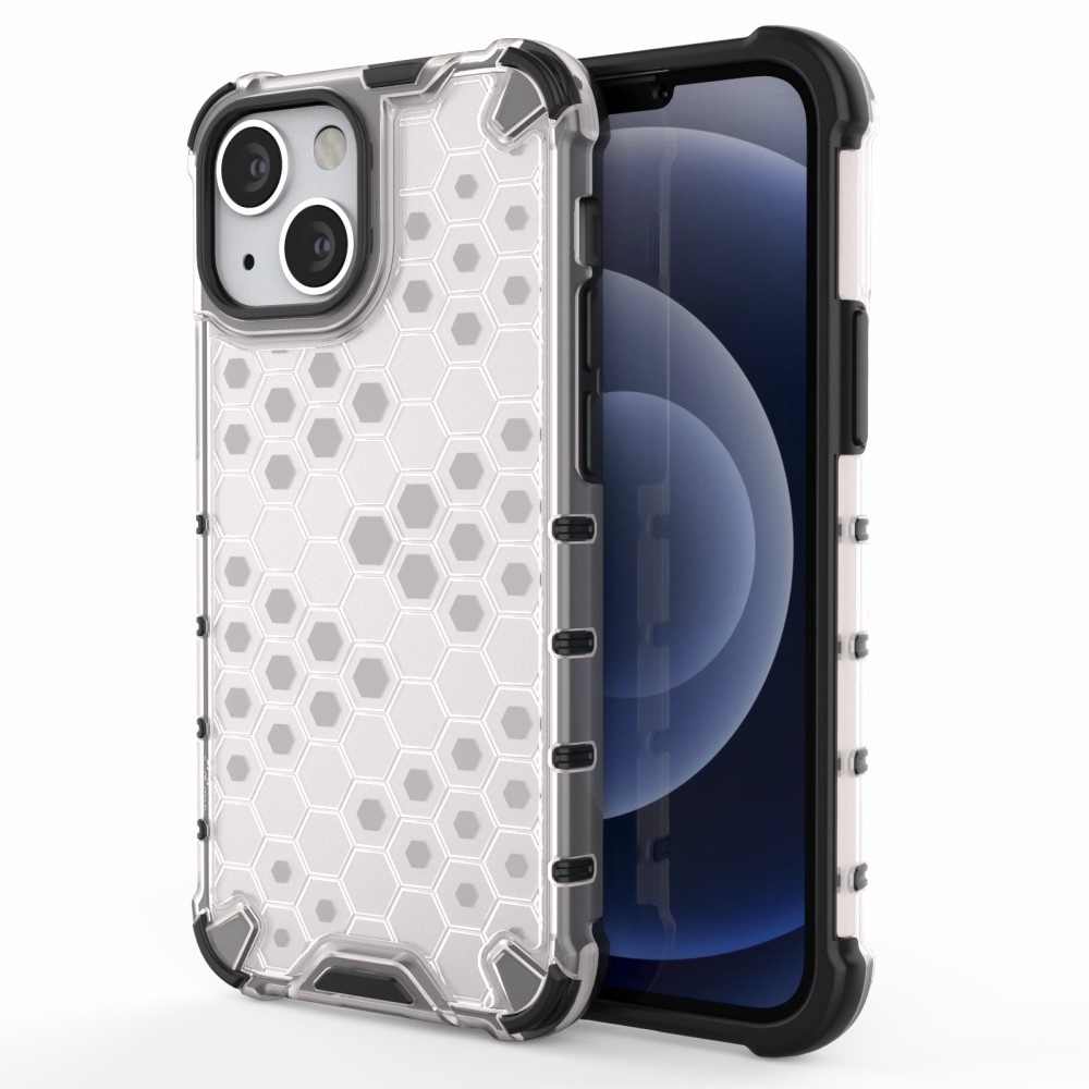 iPhone 13 Mini Honinggraat Armor Backcover hoes Wit