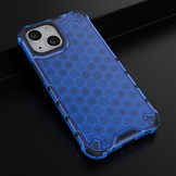 iPhone 13 Pro Honinggraat Armor Backcover hoes Blauw