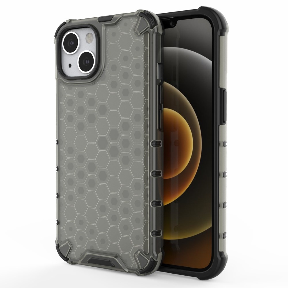 iPhone 13 Honinggraat Armor Backcover hoes Zwart