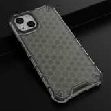 iPhone 13 Honinggraat Armor Backcover hoes Zwart