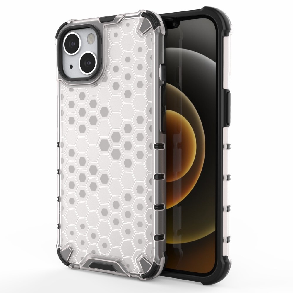 iPhone 13 Honinggraat Armor Backcover hoes Wit