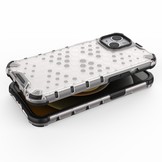iPhone 13 Honinggraat Armor Backcover hoes Wit