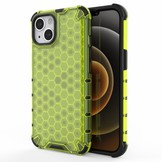 iPhone 13 Honinggraat Armor Backcover hoes Fluor Geel