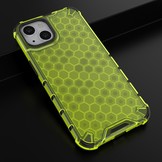 iPhone 13 Honinggraat Armor Backcover hoes Fluor Geel