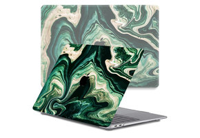 Lunso MacBook Air 13 inch M1 (2020) cover hoes - case - Peridot Canyon