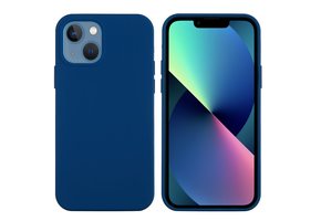 Lunso - Softcase Backcover hoes - iPhone 13 - Blauw
