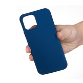 iPhone 13 Softcase Backcover hoes Blauw
