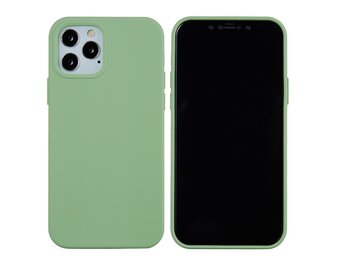 Lunso - Softcase Backcover hoes - iPhone 13 Pro Max - Mintgroen