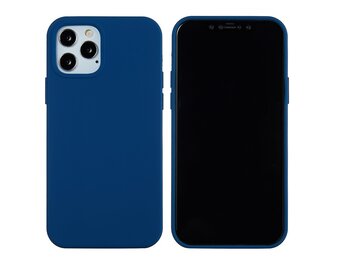 Lunso - Softcase Backcover hoes - iPhone 13 Pro Max - Blauw