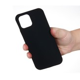 iPhone 13 Pro Max Softcase Backcover hoes Zwart